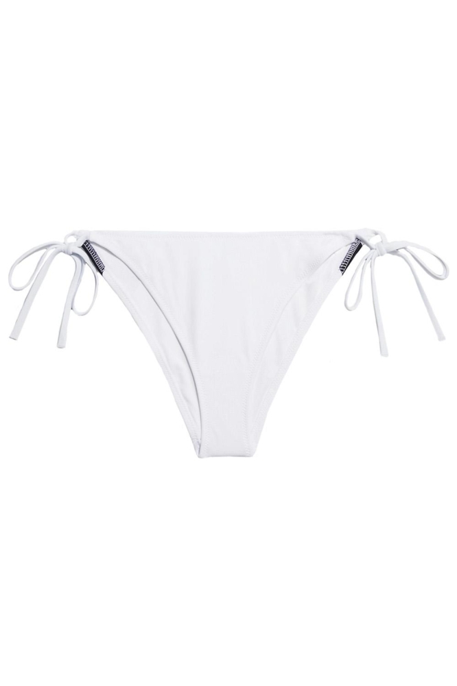STRING SIDE TIE CHEEKY BIKINI KW0KW01858 PVH CLASSIC WHITE